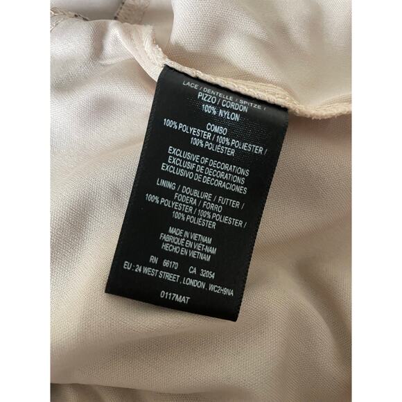 BHLDN Anthropologie Harcourt dress by Taylor in Burgundy & Black Lace Size 8 - Picture 6 of 8